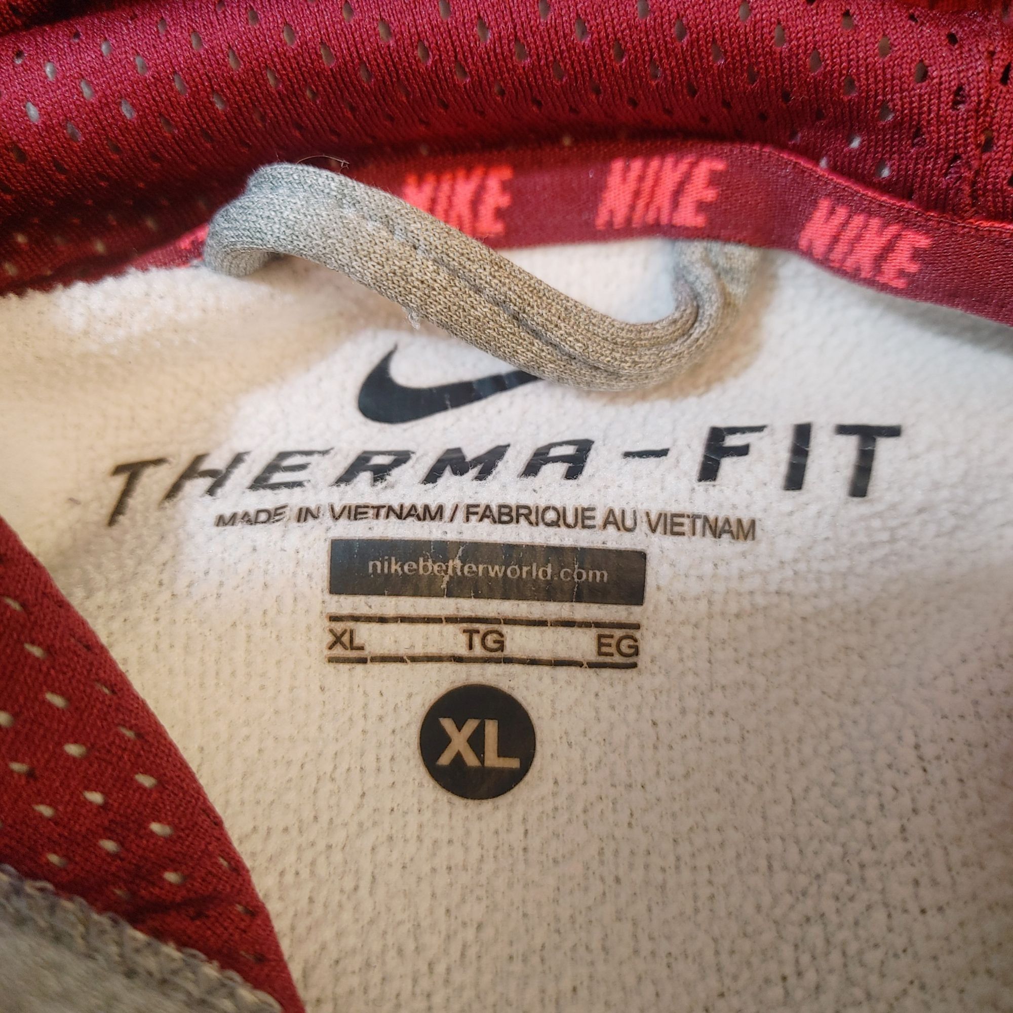 Nike Nike Therma Fit XL Gray Hoodie Sweatshirt Pullover Fleece Cr Size XL / US 12-14 / IT 48-50 - 13 Thumbnail