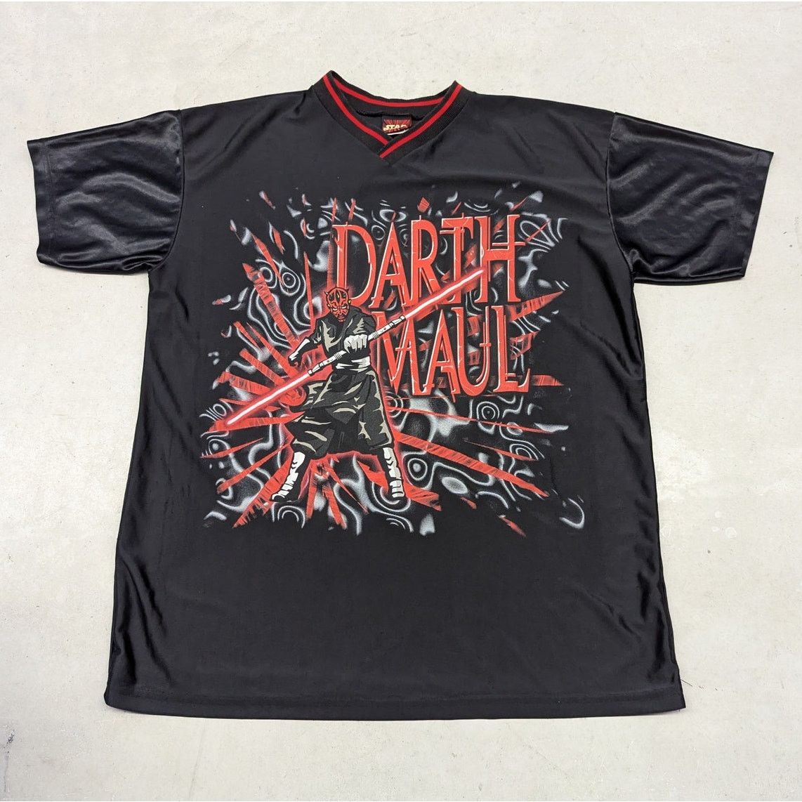 Star Wars × Vintage Vintage Darth Maul Sith V-cut jersey Size US L / EU 52-54 / 3 - 1 Thumbnail