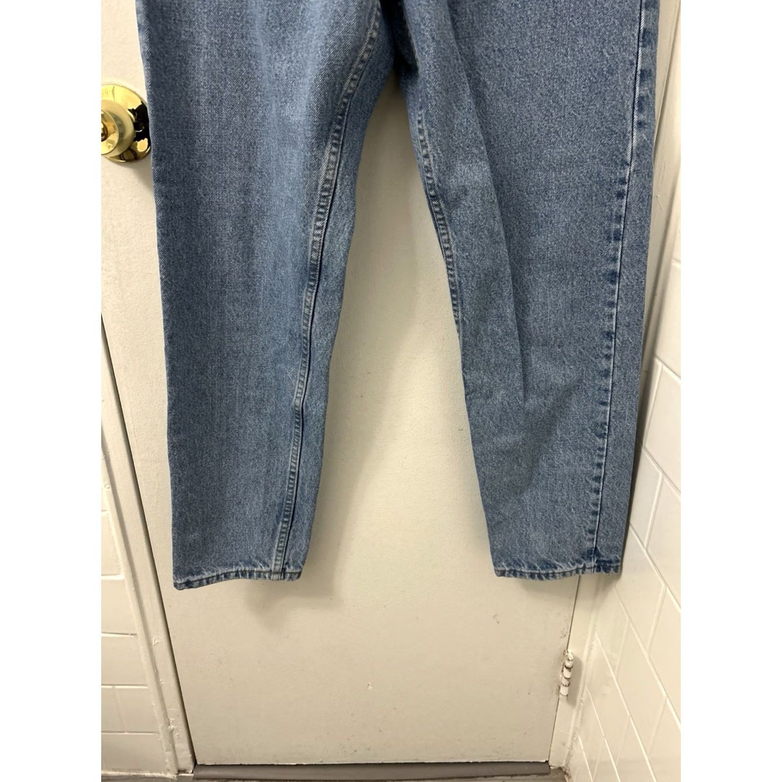 Eddie Bauer VINTAGE Eddie Bauer Jeans Womens 8x30 Light Wash Denim 100% Cotton High Rise Classic Fit 5-Pocket USA Womens Size 30" / US 8 / IT 44 - 4 Thumbnail