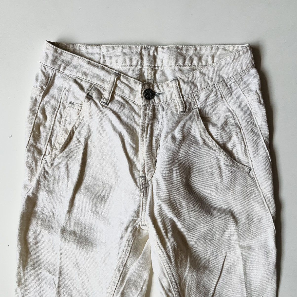 Hysteric Glamour Vinatage Hysteric Glamour White Denim Pants Size US 27 - 6 Thumbnail