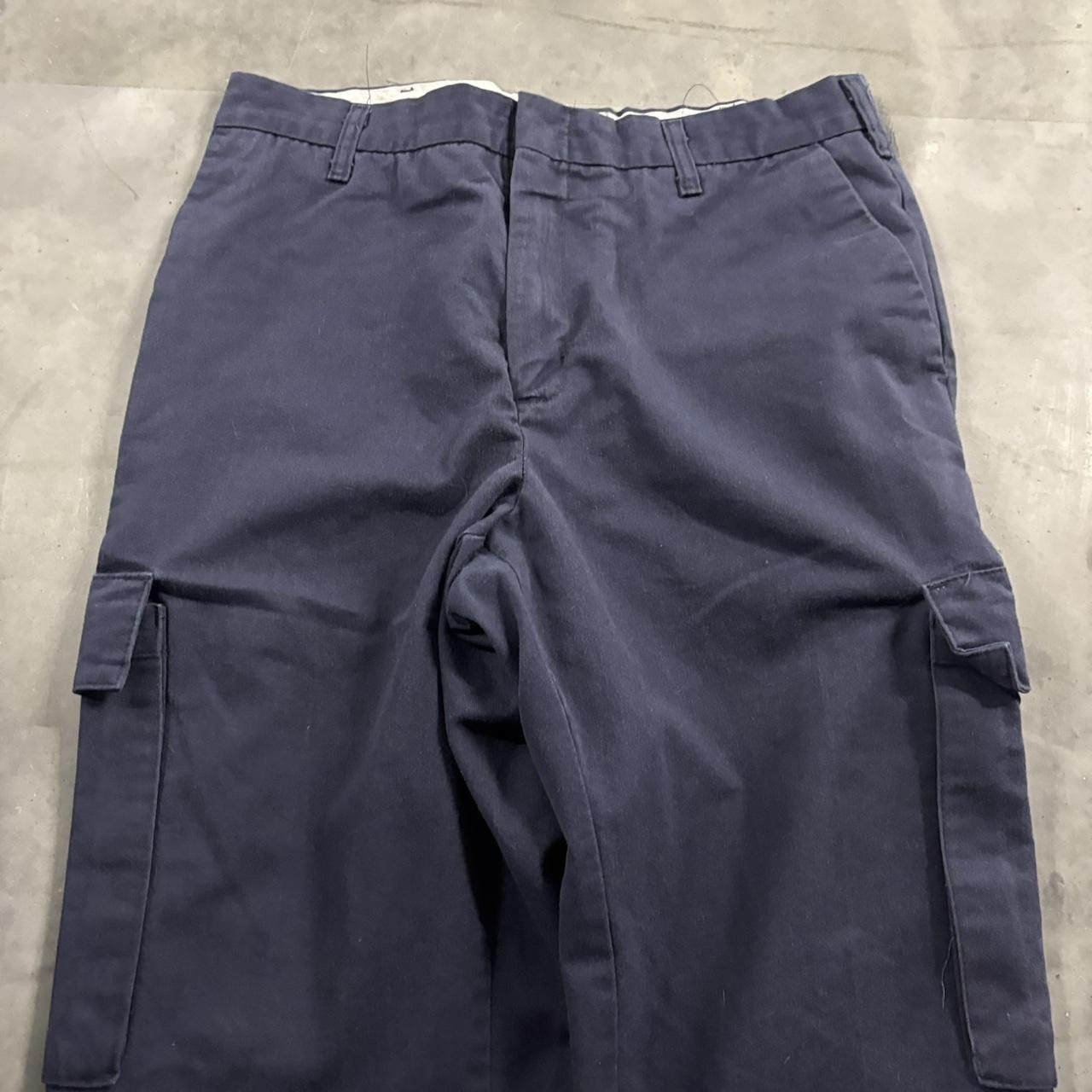 Vintage Crazy Vintage Y2K/2000s Navy Blue Streetwear Skater Style Essential Cargo Pants! 32x28 Size US 32 / EU 48 - 5 Thumbnail