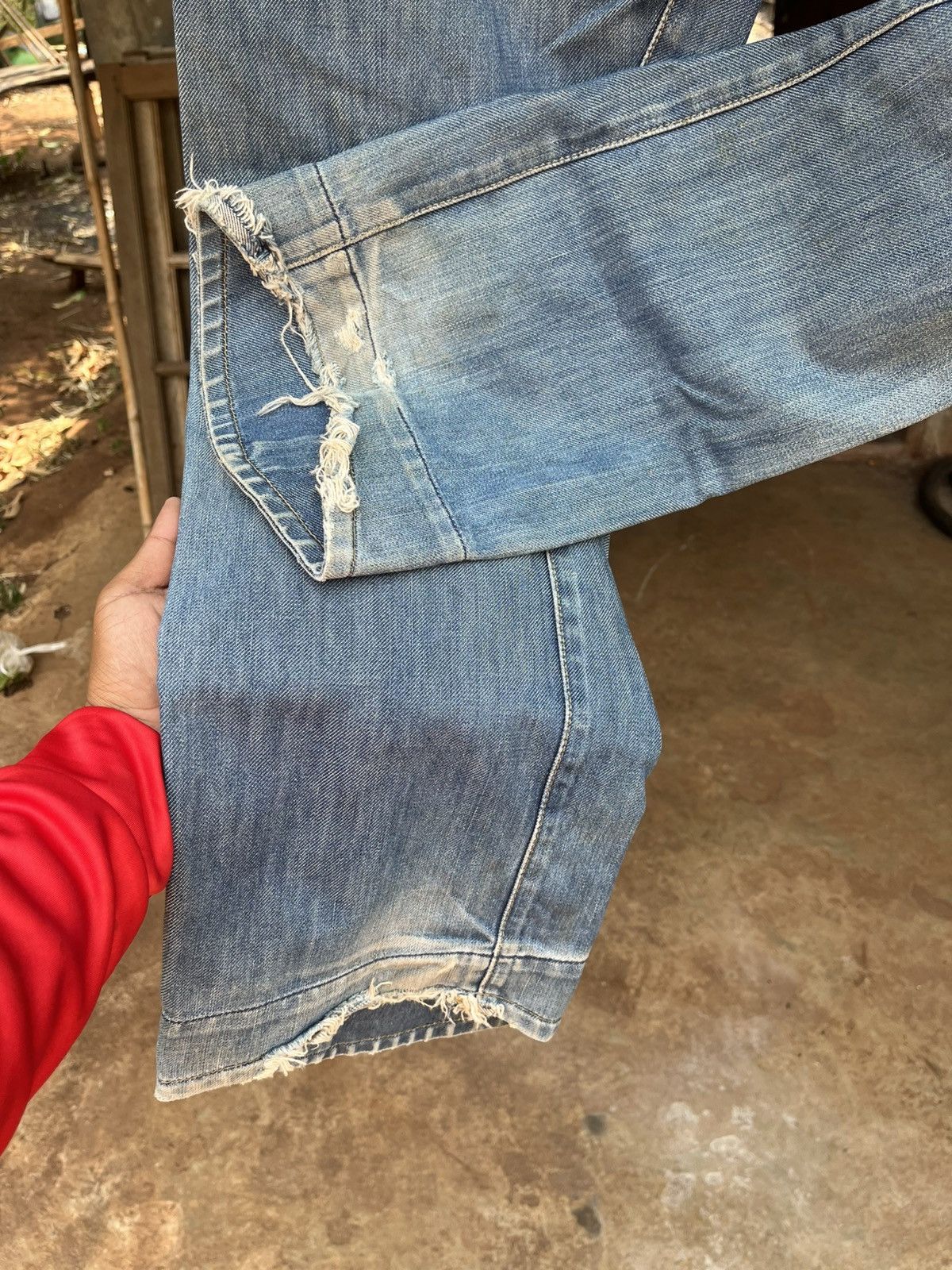 Vintage Thrashed faded Levi's Engineered grunge Distressed Size US 33 - 6 Thumbnail