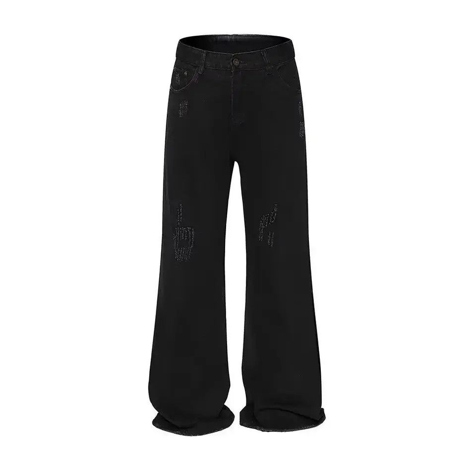 Japanese Brand Retro loose high street micro flared jeans Size US 30 / EU 46 - 5 Thumbnail