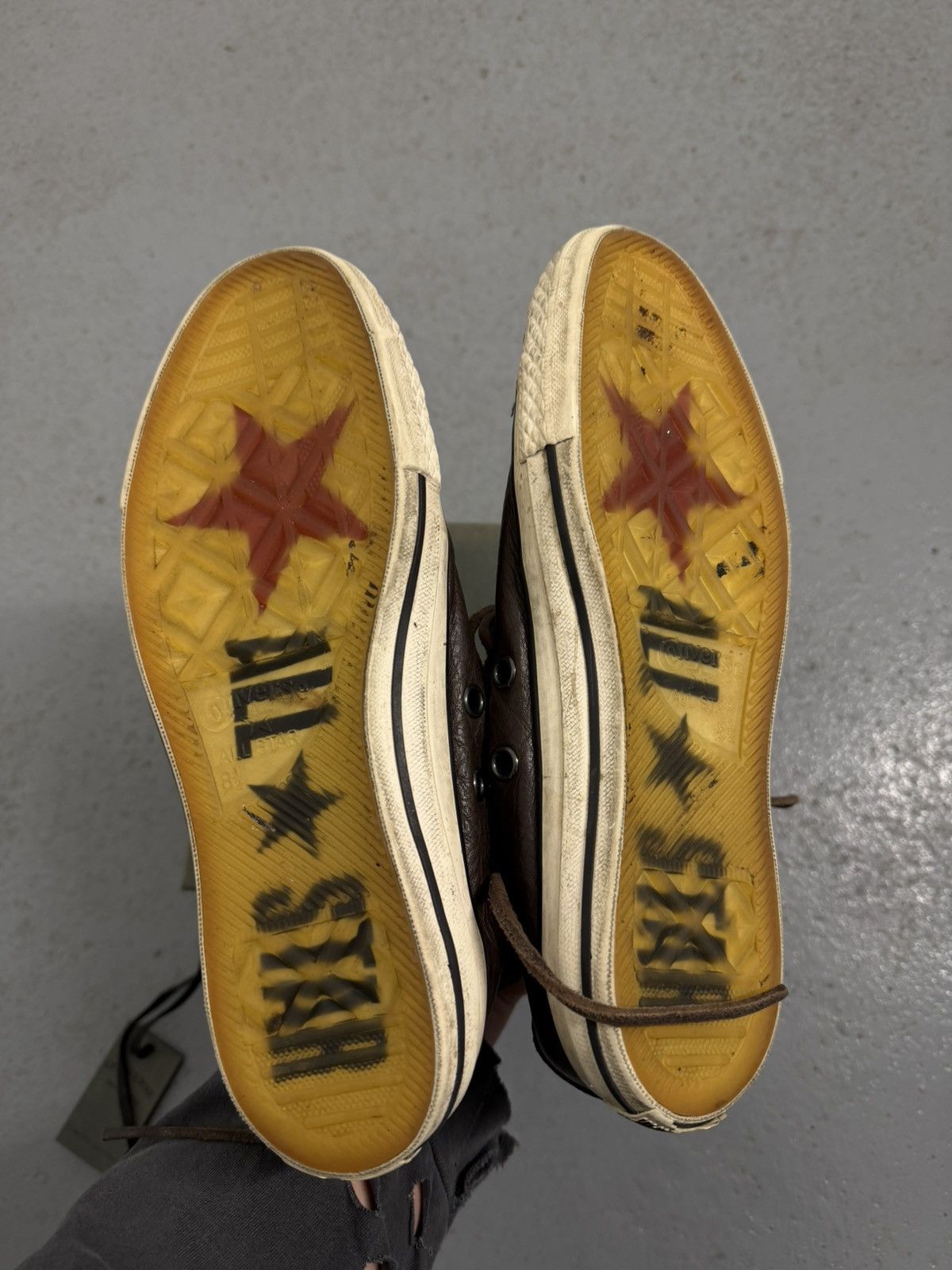 Converse × John Varvatos John Varvatos x Converse Leather Laces Sneakers With Box Size US 8.5 / EU 41-42 - 12 Thumbnail