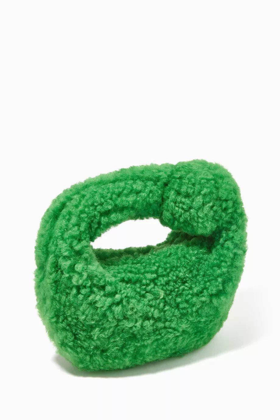 Bottega Veneta o1loc1c0824 Size: OS / Mini Jodie Shearling Bag in Green Size ONE SIZE - 5 Thumbnail