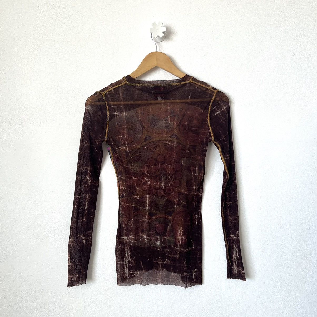 Jean Paul Gaultier Vintage Jean Paul Gaultier Zodiac mesh top 1998s Size S / US 4 / IT 40 - 2 Thumbnail