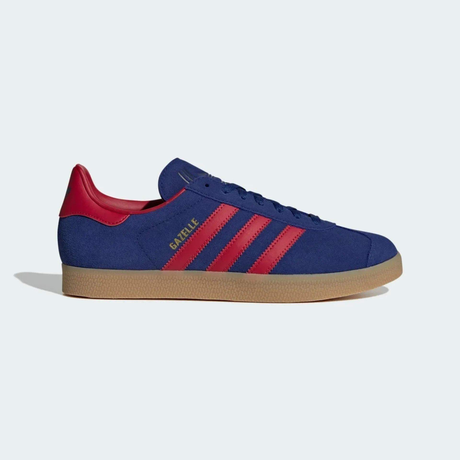 Adidas o1mle0426 Unisex Gazelle Low-Top Sneakers in Blue/Red Size US 8.5 / EU 41-42 - 1 Thumbnail