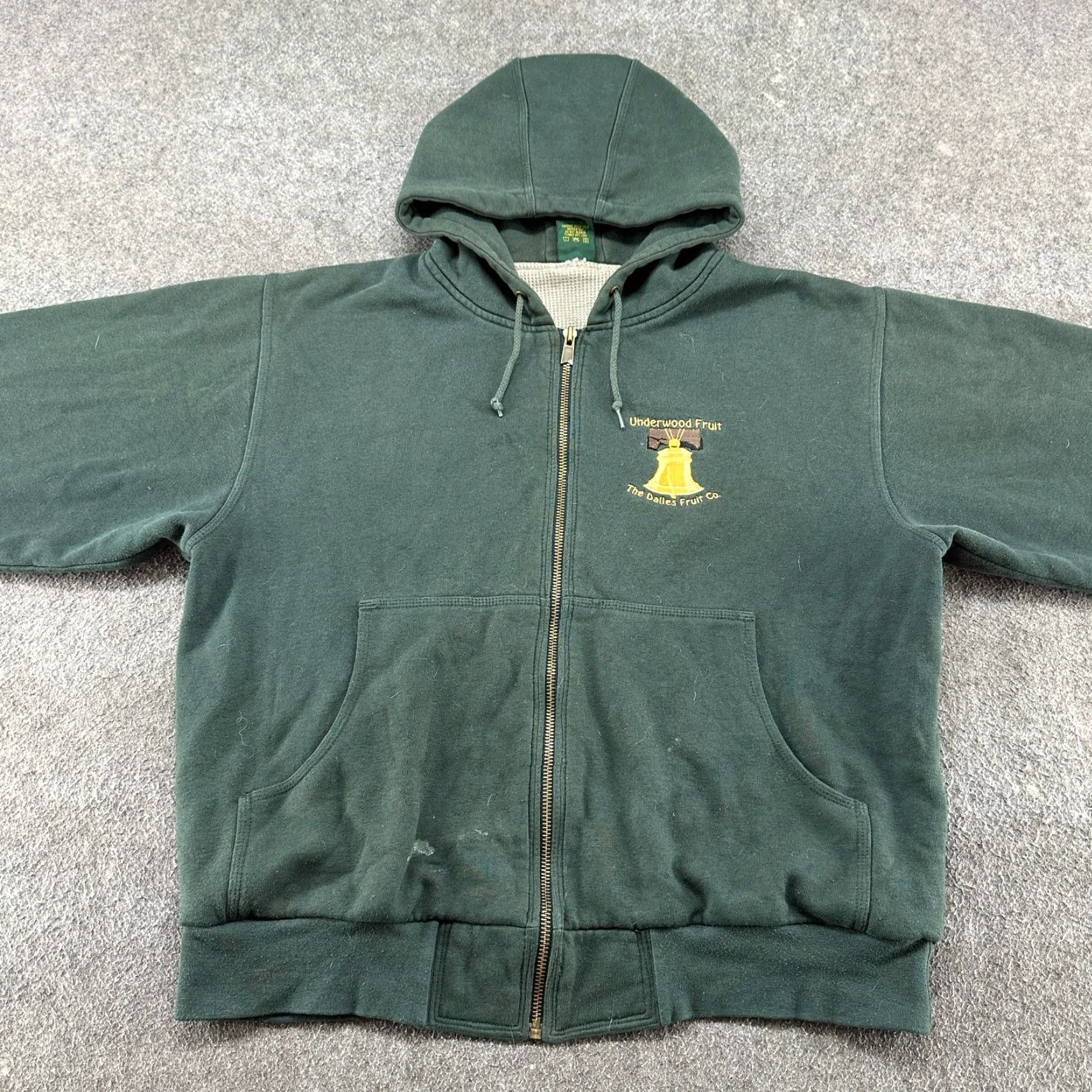 Vintage VINTAGE Cabela's Hoodie Men L Green Full Zip Cotton Thermal Lined Heavyweight 90s Size US L / EU 52-54 / 3 - 3 Thumbnail