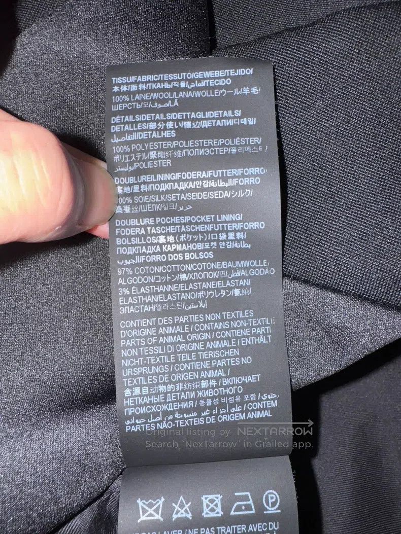 Saint Laurent Paris Saint Laurent Paris Double Breasted Smoking Suit Jacket Size US S / EU 44-46 / 1 - 5 Thumbnail