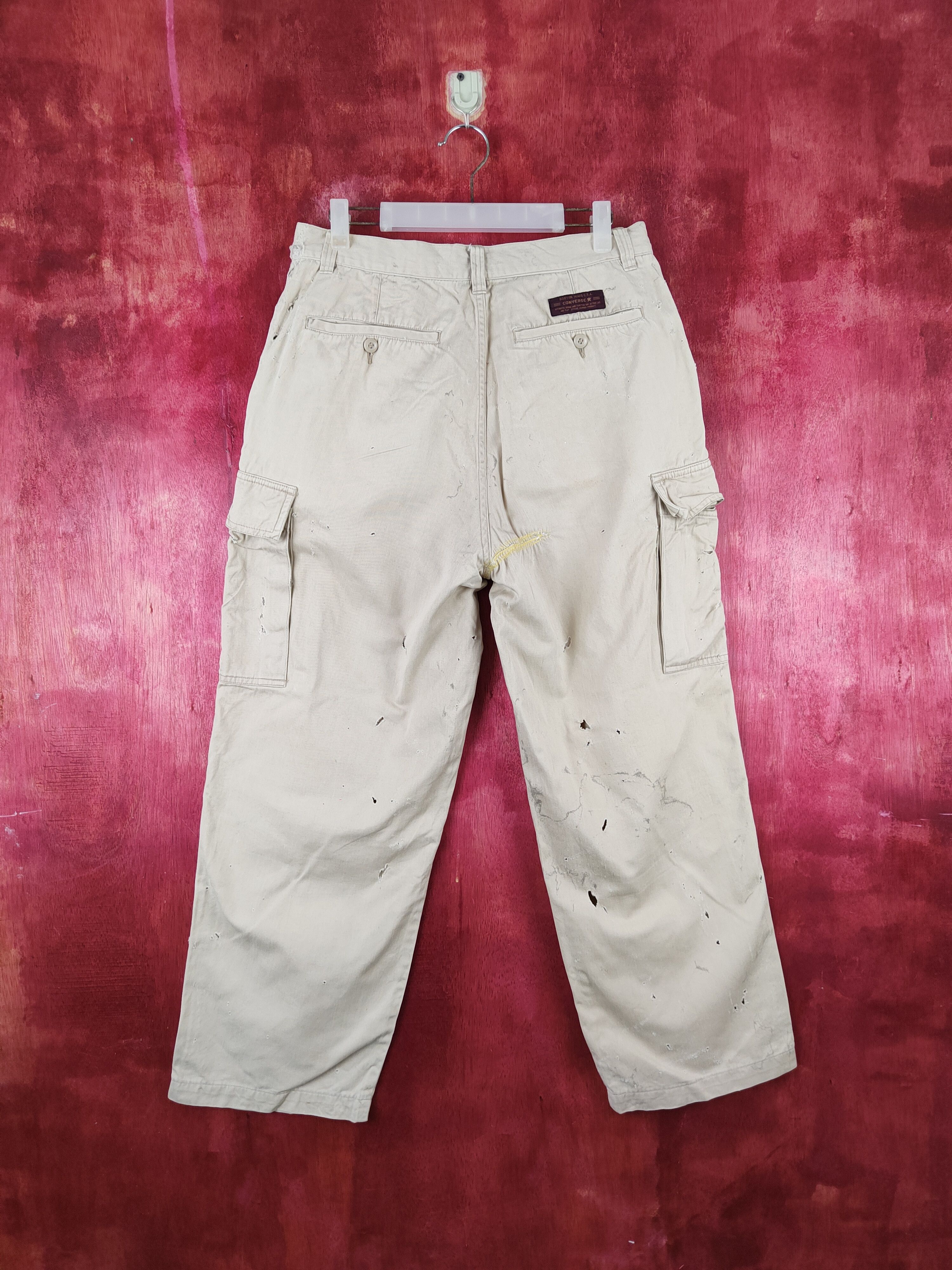 Converse Converse Beige Multipocket Tactical Cargo Pants #S2137 Size US 32 / EU 48 - 9 Thumbnail