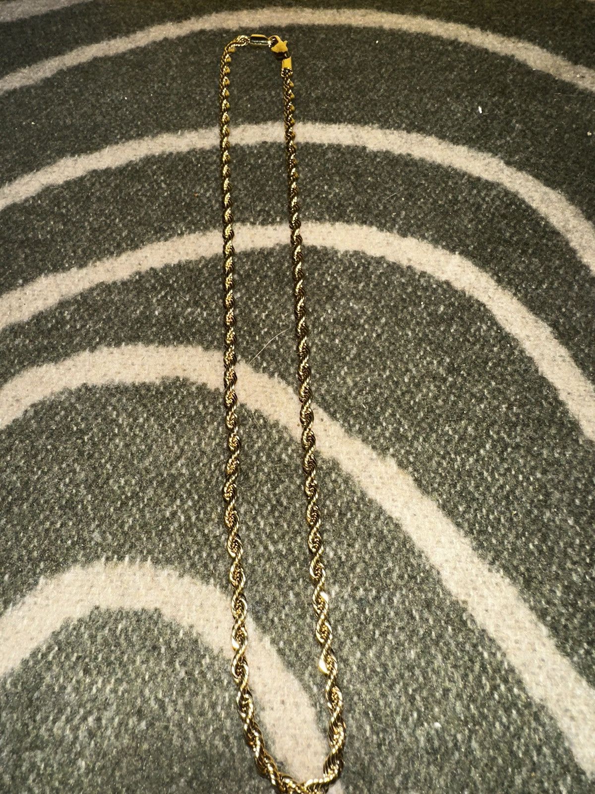Jewelry Gold rope chain Size 26 - 2 Thumbnail