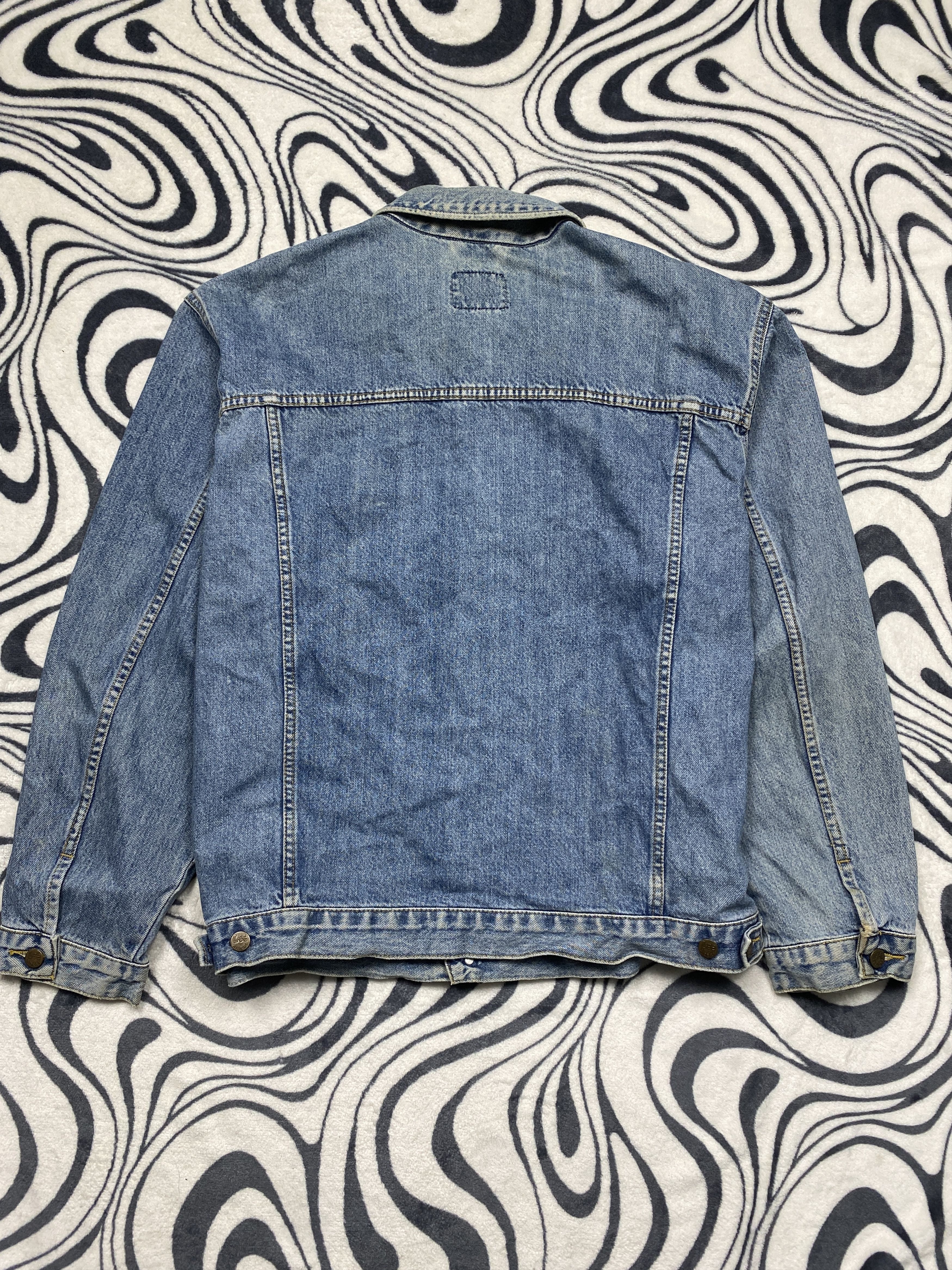 Lee Lee 90s Vintage Mens Denim Jacket Size US XXL / EU 58 / 5 - 9 Thumbnail