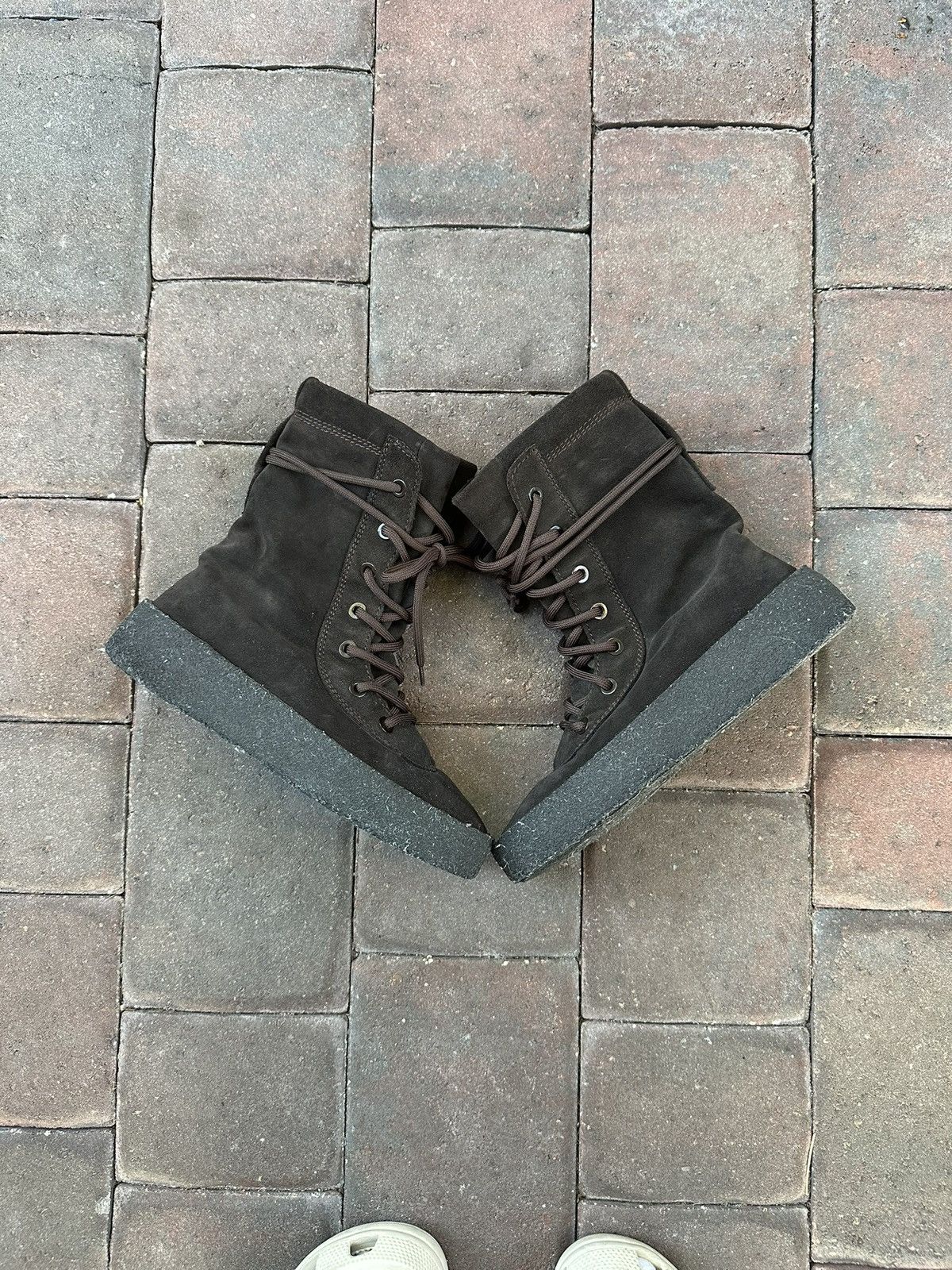 adidas gazelle silver green womens YEEZY Season 2 Knit Low Boots – Sabrina's Closet main image 0