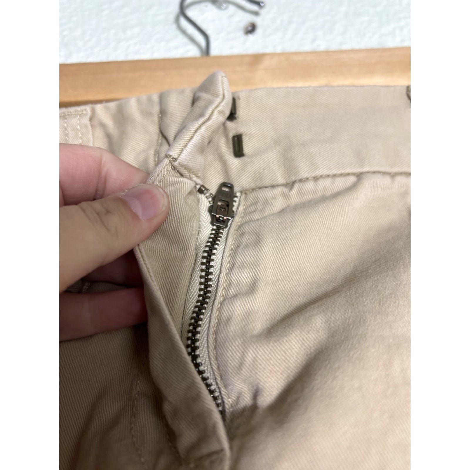 J.Crew J.CREW Skirt Women Regular Size 10 Beige Cotton Mini Short 32x16 Flaw Clasp Missing Size 32" / US 10 / IT 46 - 4 Thumbnail