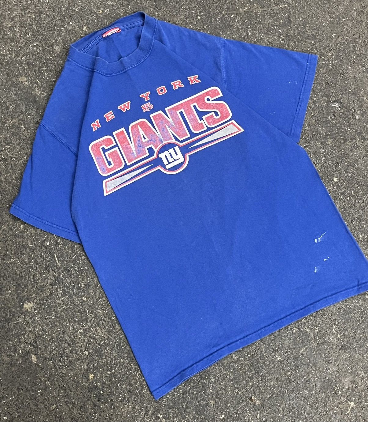 Vintage NY giants nfl vintage tee shirt hype rare sun faded y2k Size US L / EU 52-54 / 3 - 1 Thumbnail