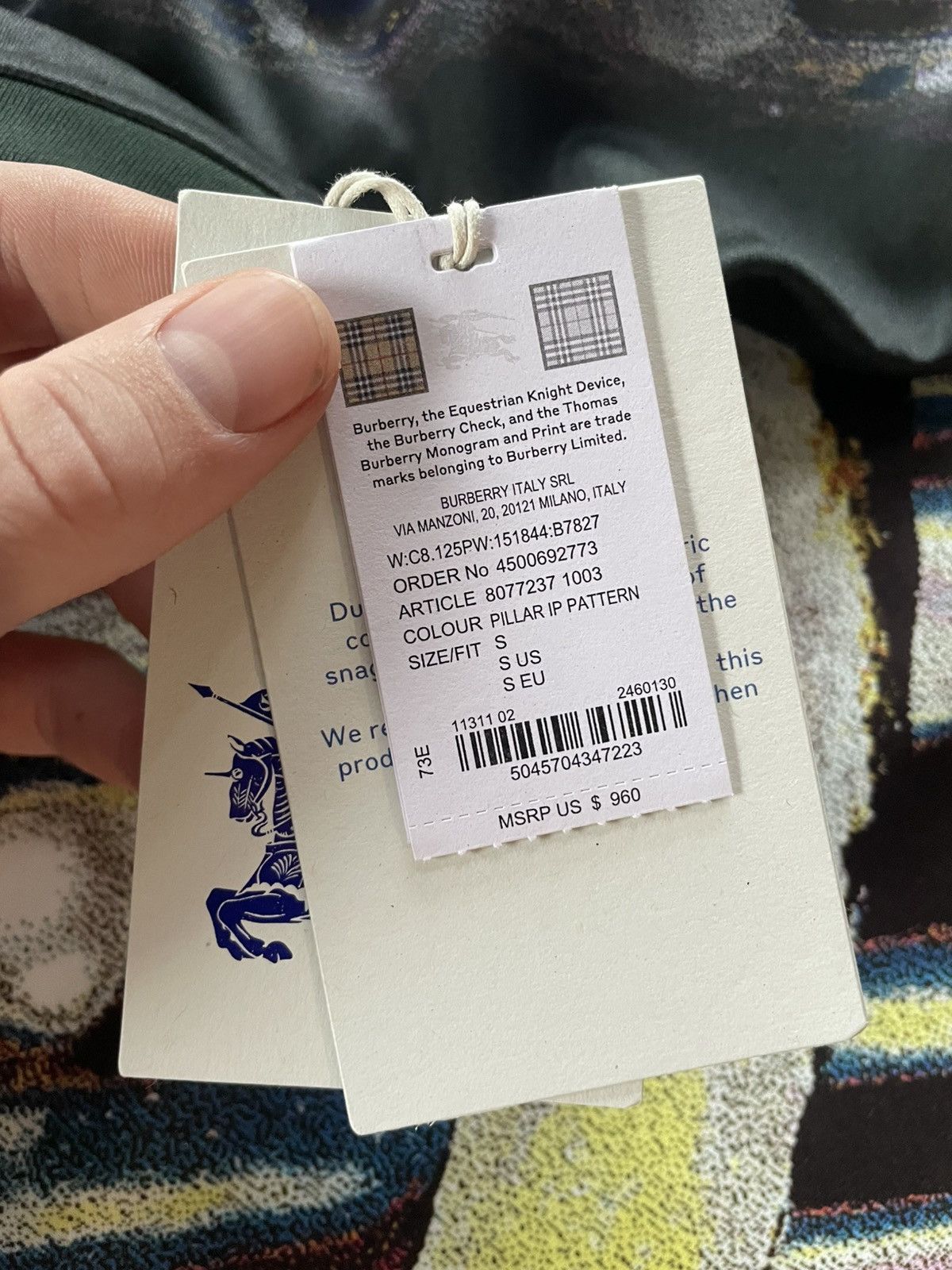 Burberry Burberry x Winds of Change Long Sleeve Size US S / EU 44-46 / 1 - 5 Thumbnail
