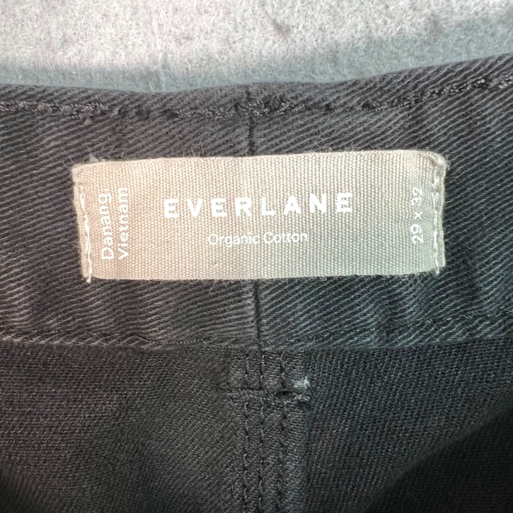 Everlane Everlane Mens Black Organic Cotton Carpenter Pants 29 x 32 Straight Leg Size US 29 - 3 Thumbnail