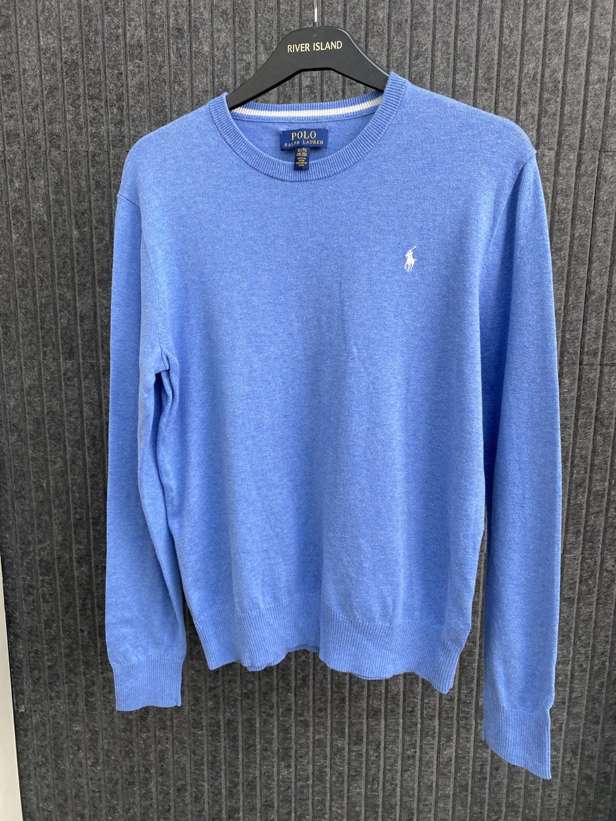 Polo Ralph Lauren Vintage Polo Ralph Lauren Blue Crewneck Sweater Knit Mens Size US S / EU 44-46 / 1 - 2 Thumbnail