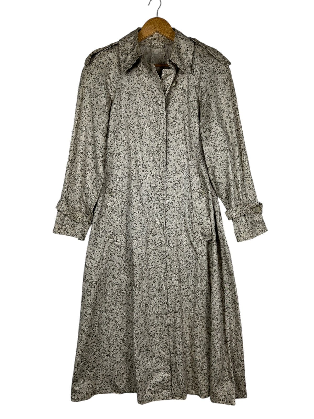 Aquascutum Aquascutum Paisley Trench Coat With Belt Made In England Size S / US 4 / IT 40 - 6 Thumbnail
