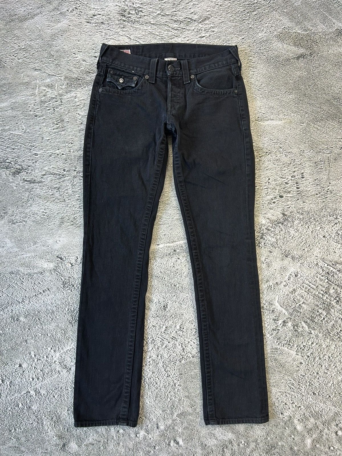True Religion × Vintage True Religion vintage jeans black Y2K Jack Size US 29 - 5 Thumbnail