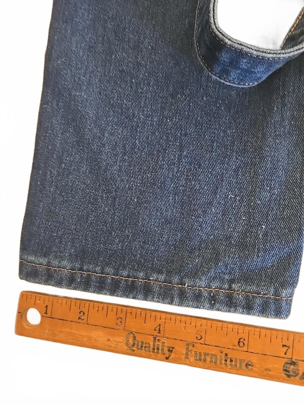 The Unbranded Brand JEANS Denim Overalls Women's Size XL Medium Wash Distressed Size 40" / US 18 - 5 Thumbnail