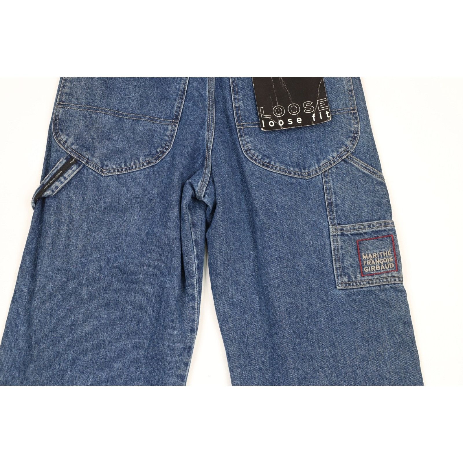 Marithe + Francois Girbaud × Vintage NOS Vintage 90s Marithe Francois Girbaud Baggy Jeans Blue Size US 32 / EU 48 - 10 Thumbnail