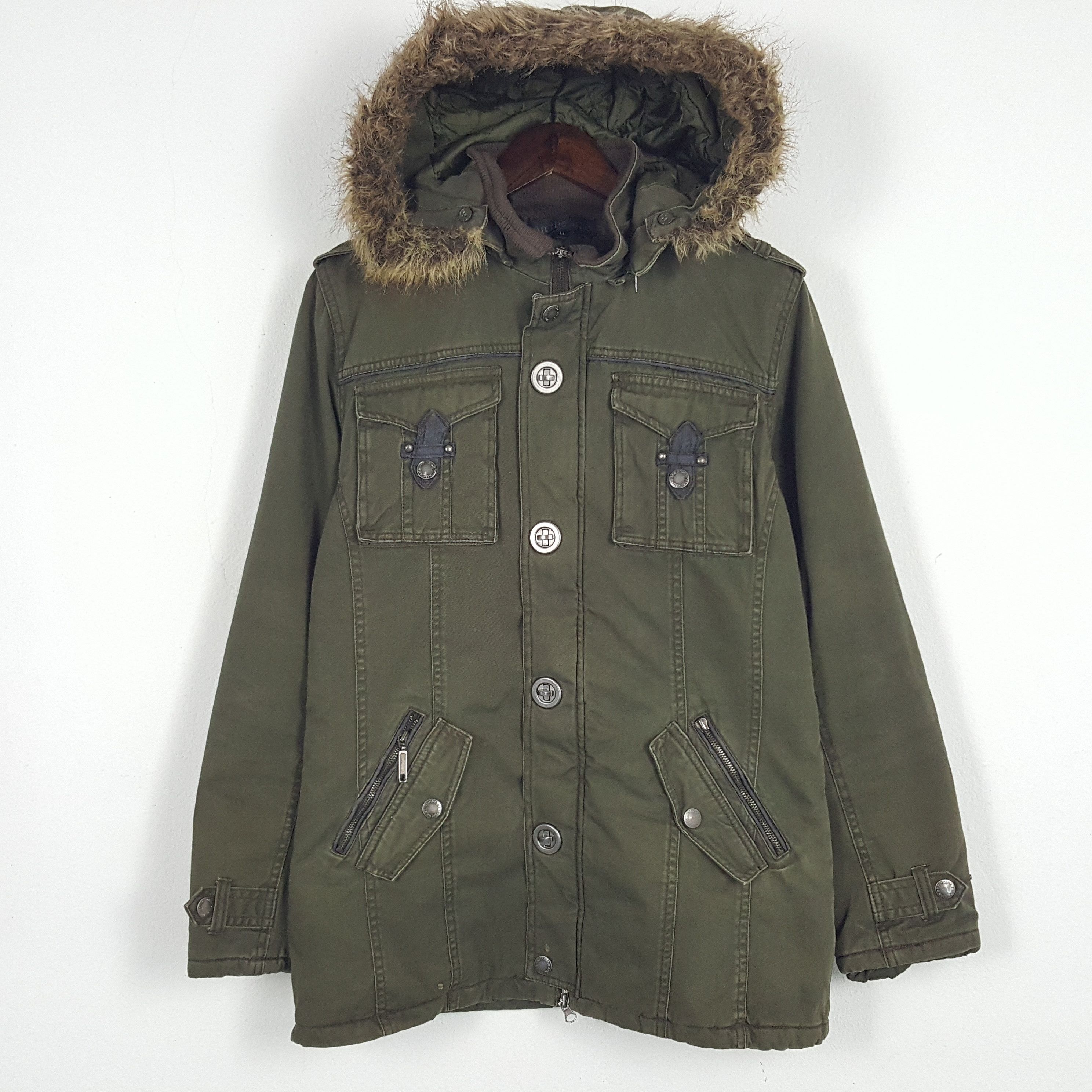 In The Attic × Japanese Brand × Vintage Vintage In The Attic Japanese Zipper Hoodie Parkas Jacket Size US M / EU 48-50 / 2 - 1 Thumbnail