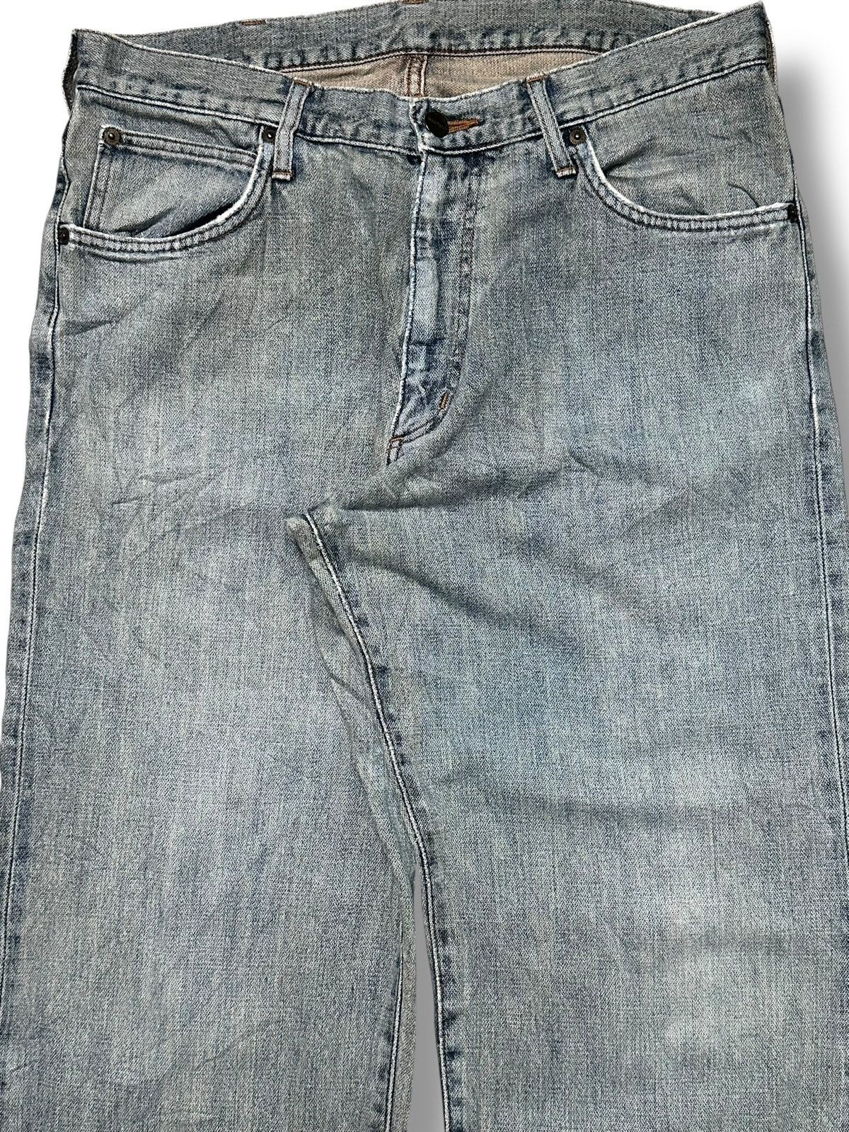 Wrangler Wrangler Vintage With Distressed Baggy Loose Style & Faded Size US 33 - 4 Thumbnail