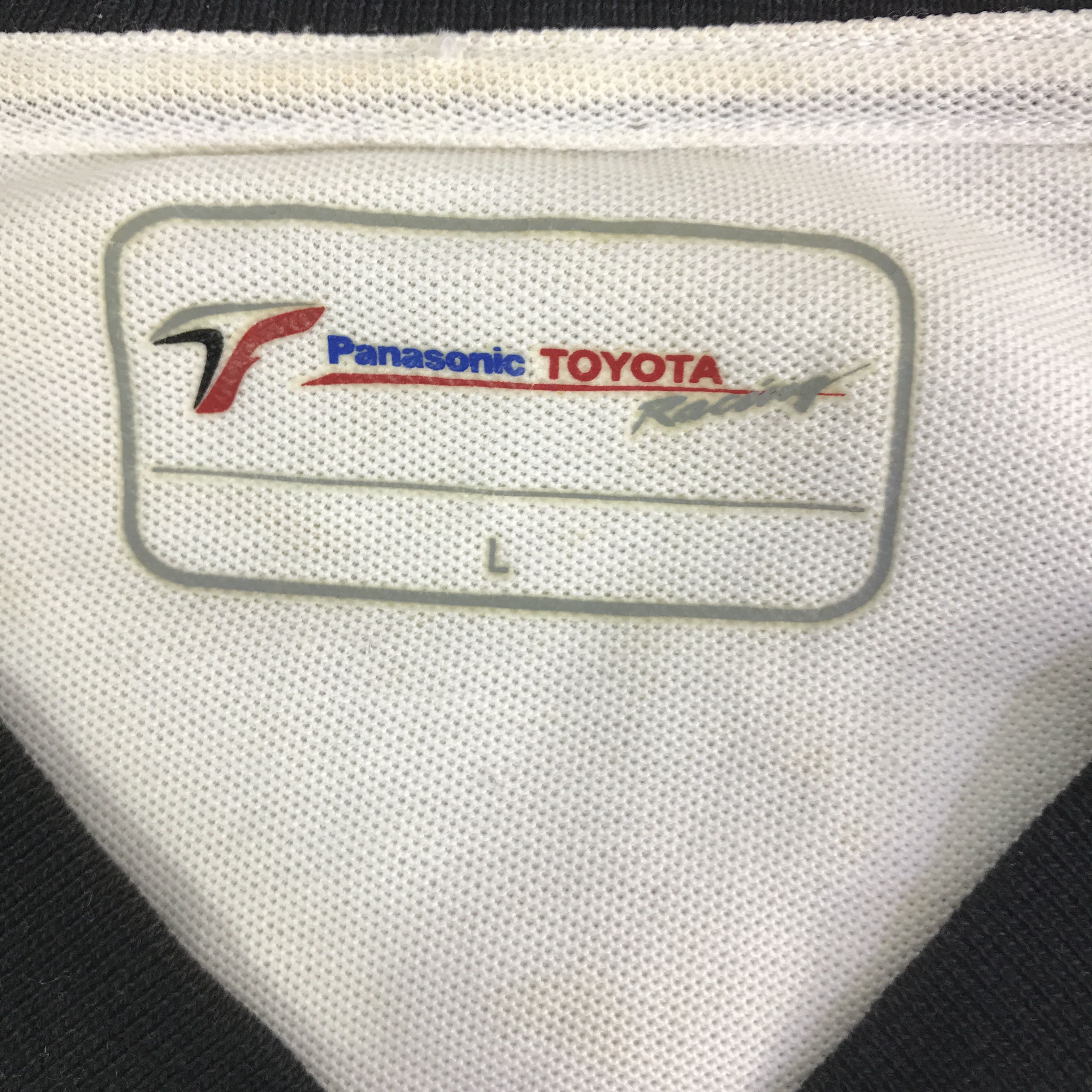 Japanese Brand PANASONIC X TOYOTA RACING T-SHIRT K117B5 Size US L / EU 52-54 / 3 - 8 Thumbnail
