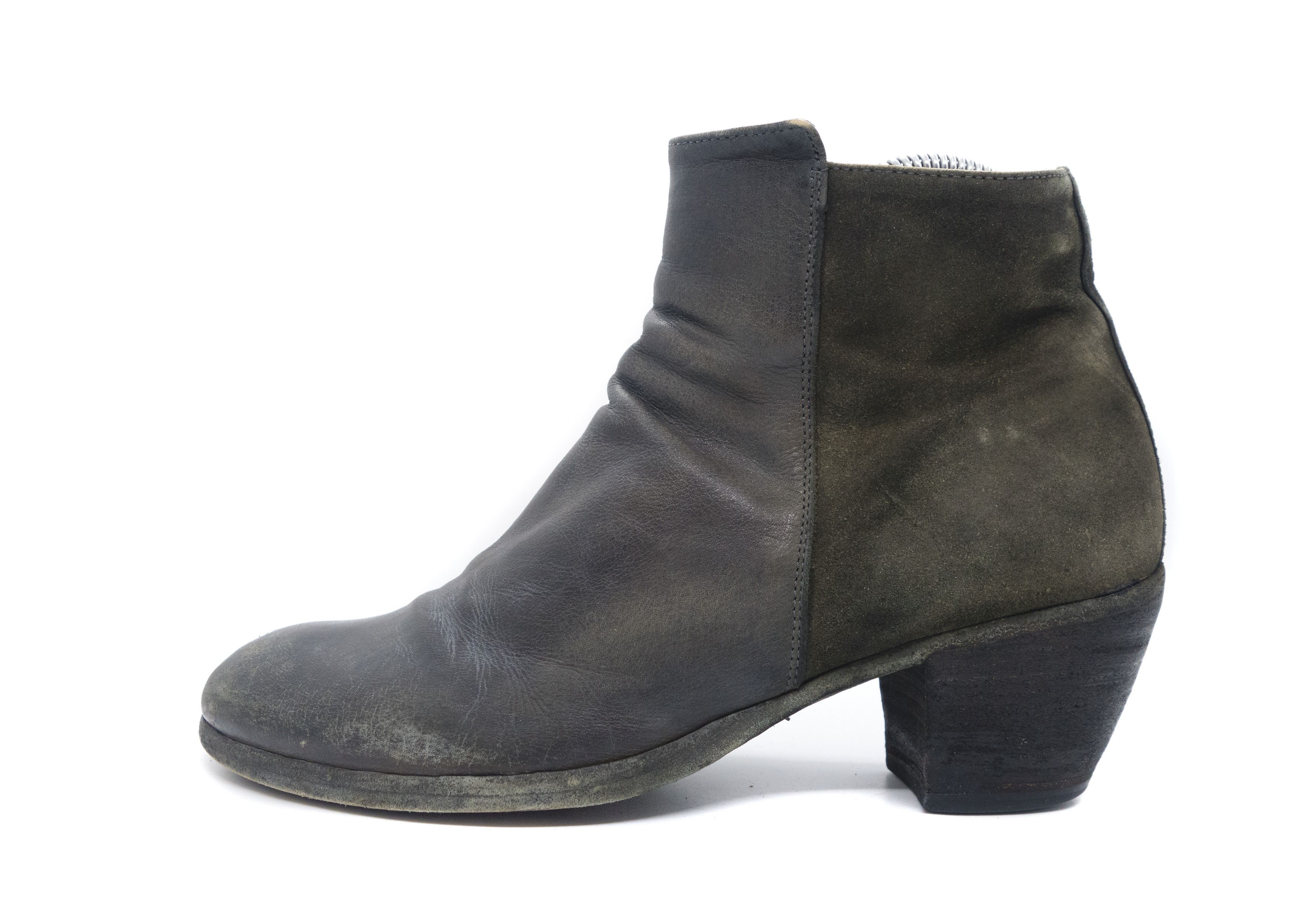 Officine Creative Faded Ankle Leather Boots Size US 8.5 / IT 38.5 - 2 Thumbnail