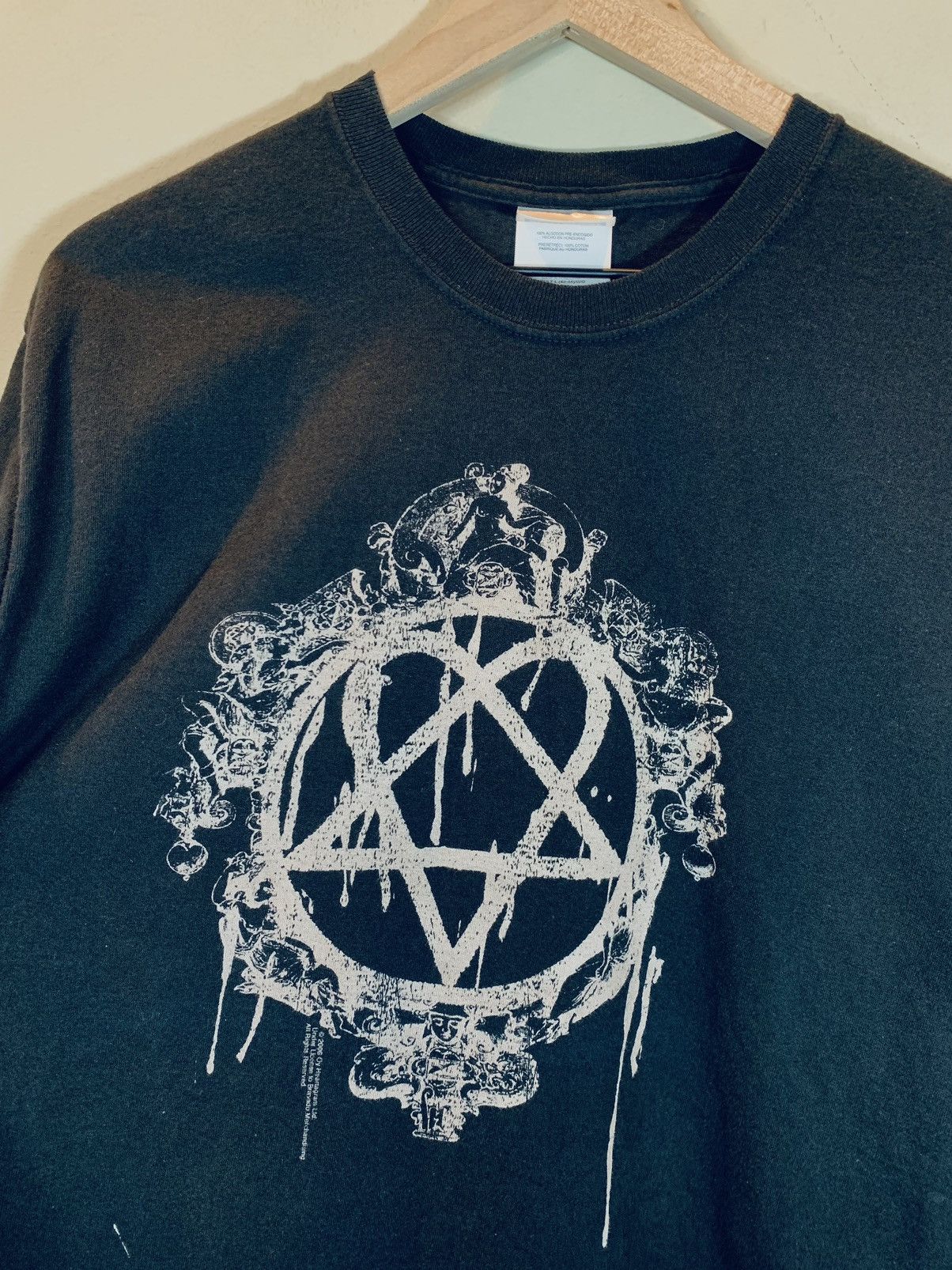Band Tees × Vintage *RARE* Vintage 2006 HIM USA Tour Band T-Shirt Y2K Bam Shirt Size US L / EU 52-54 / 3 - 3 Thumbnail