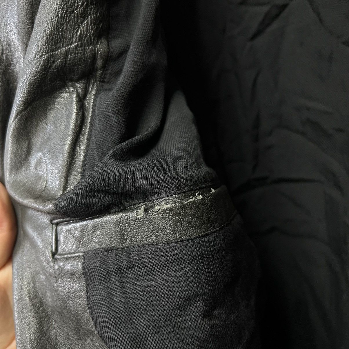 Allsaints Allsaints Conroy Leather Biker Jacket Men’s Size M Size US M / EU 48-50 / 2 - 23 Thumbnail