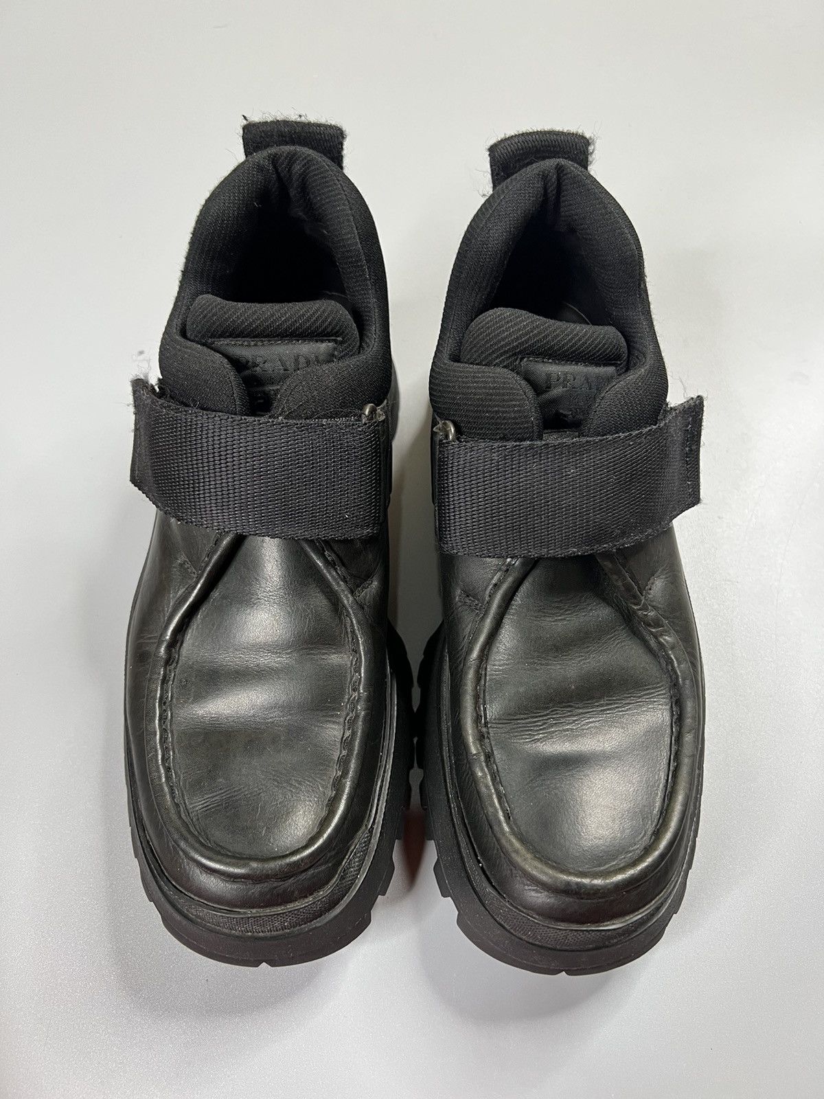 靴 prada archive 00's leather Velcro shoes INTO · INTO