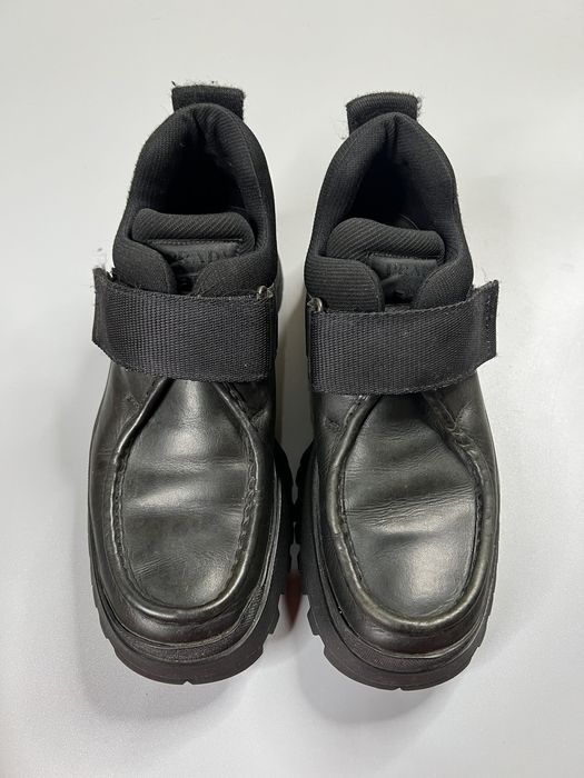 Prada Archive Prada early 2000s Technical Vibram Sole Velcro Boots