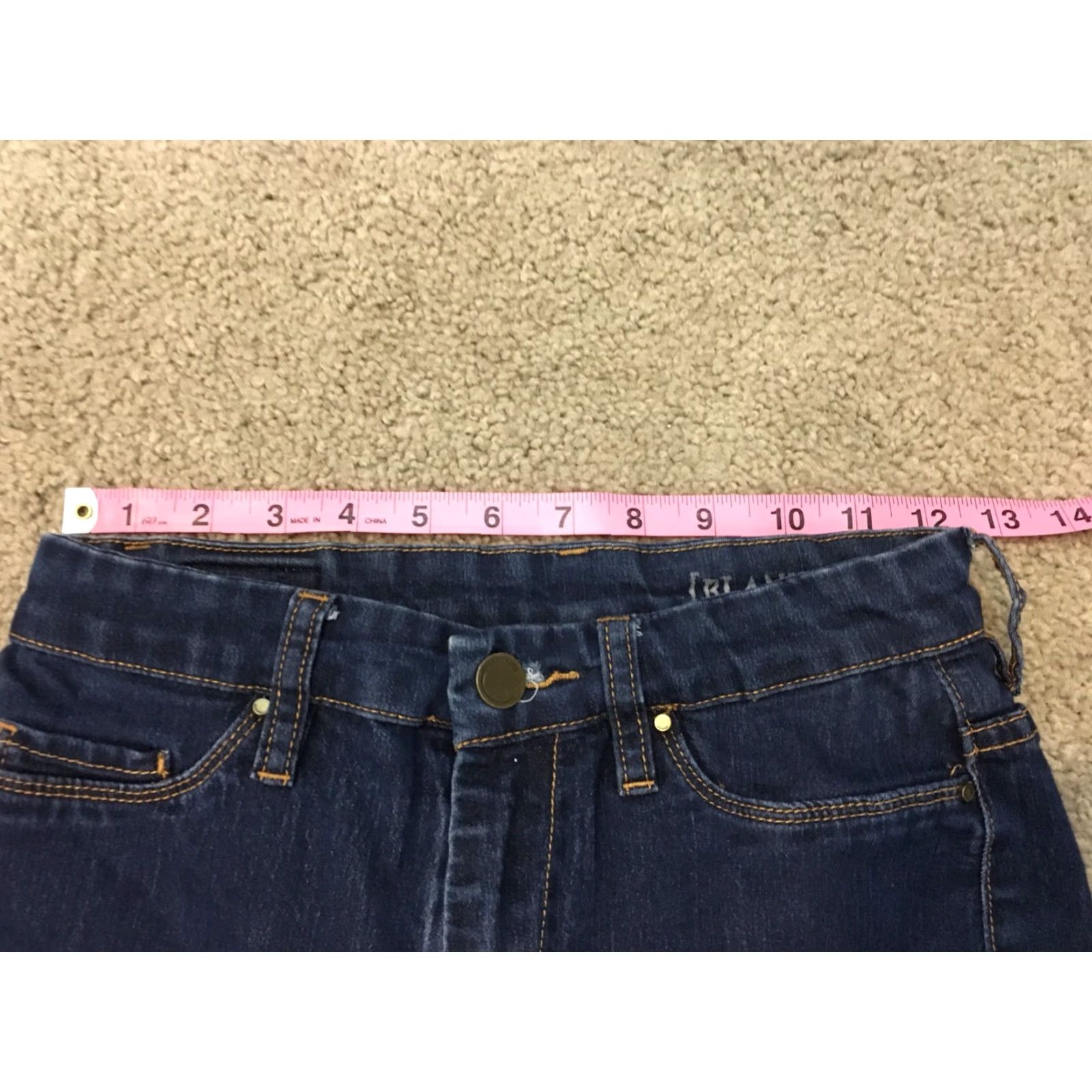 Vintage BLANK NYC Jeans Jeggings Blue Medium Wash Skinny Stretch Womens 28 Denim Jeans Size 28" / US 6 / IT 42 - 6 Thumbnail