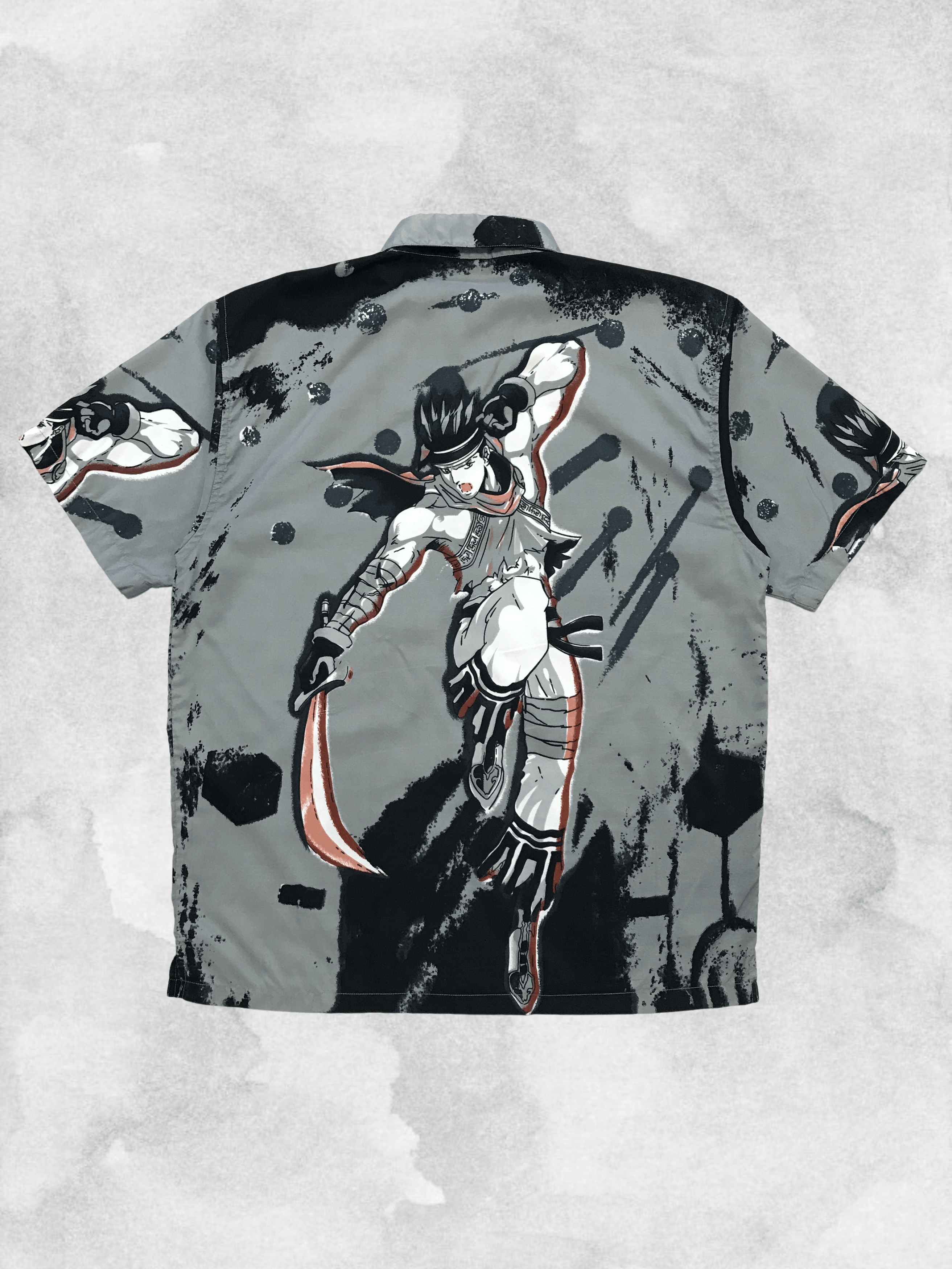 Anime NARUTO Vintage Anime Crazy Shirt Hawaiian Samurai Allover Size US XL / EU 56 / 4 - 2 Thumbnail