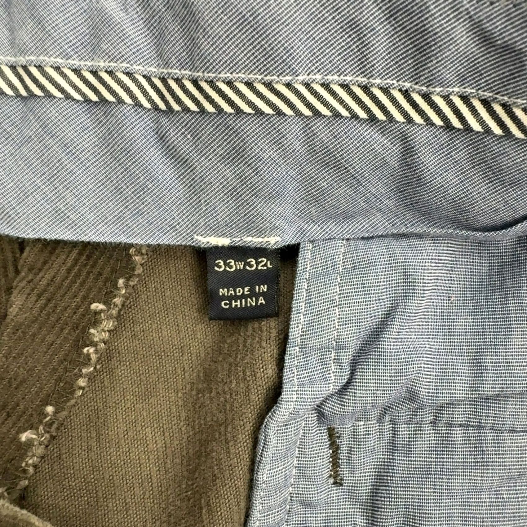 J.Crew J.Crew Pants Mens 33x32 Brown 100% Cotton Corduroy Classic Fit Preppy Casual Workwear Chino Pants Mens Brown Corduroy Classi Fits Size US 33 - 5 Thumbnail