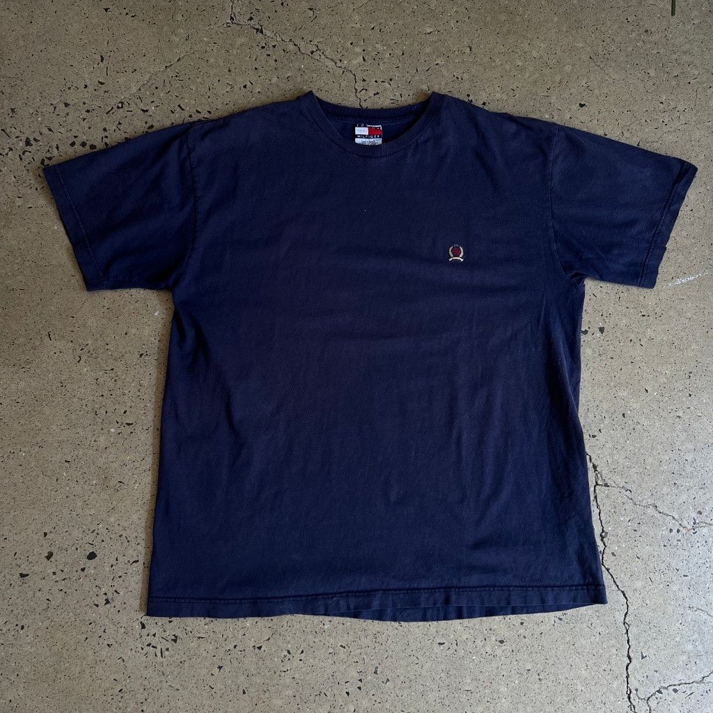 Tommy Hilfiger Tommy Hilfiger Casual Navy T-Shirt - Relaxed Fit Size US M / EU 48-50 / 2 - 1 Thumbnail