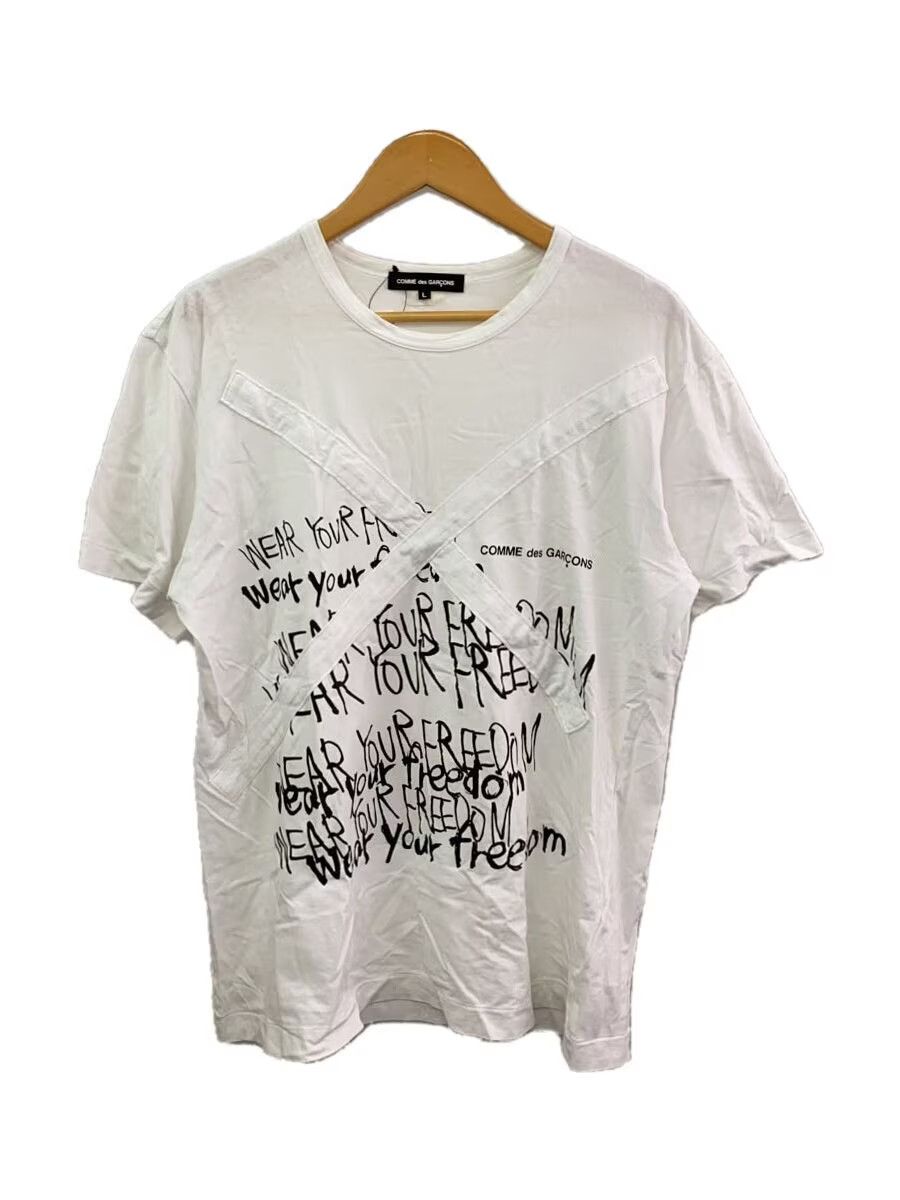 Comme des Garcons X Patch Freedom Tee Size US L / EU 52-54 / 3 - 1 Thumbnail