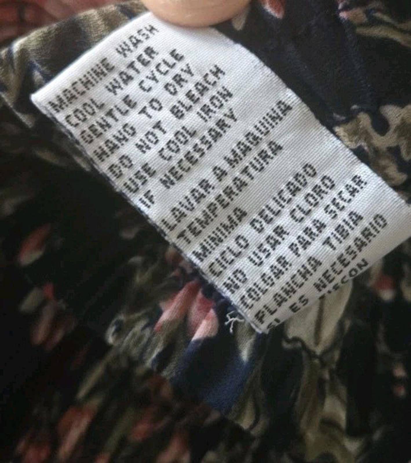 Other Sag Harbor Navy Pink Floral Pull-on Pleated Skirt Womens Lar Size 36" / US 14 / IT 50 - 9 Thumbnail
