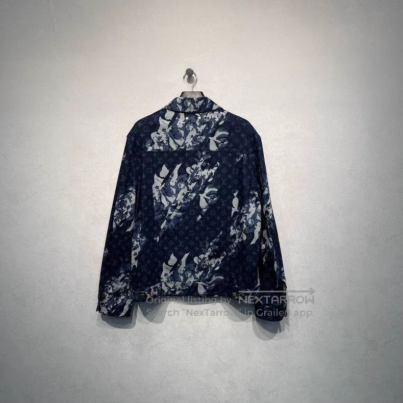 Louis Vuitton Louis Vuitton Floral logo print denim jacket Size US L / EU 52-54 / 3 - 2 Thumbnail