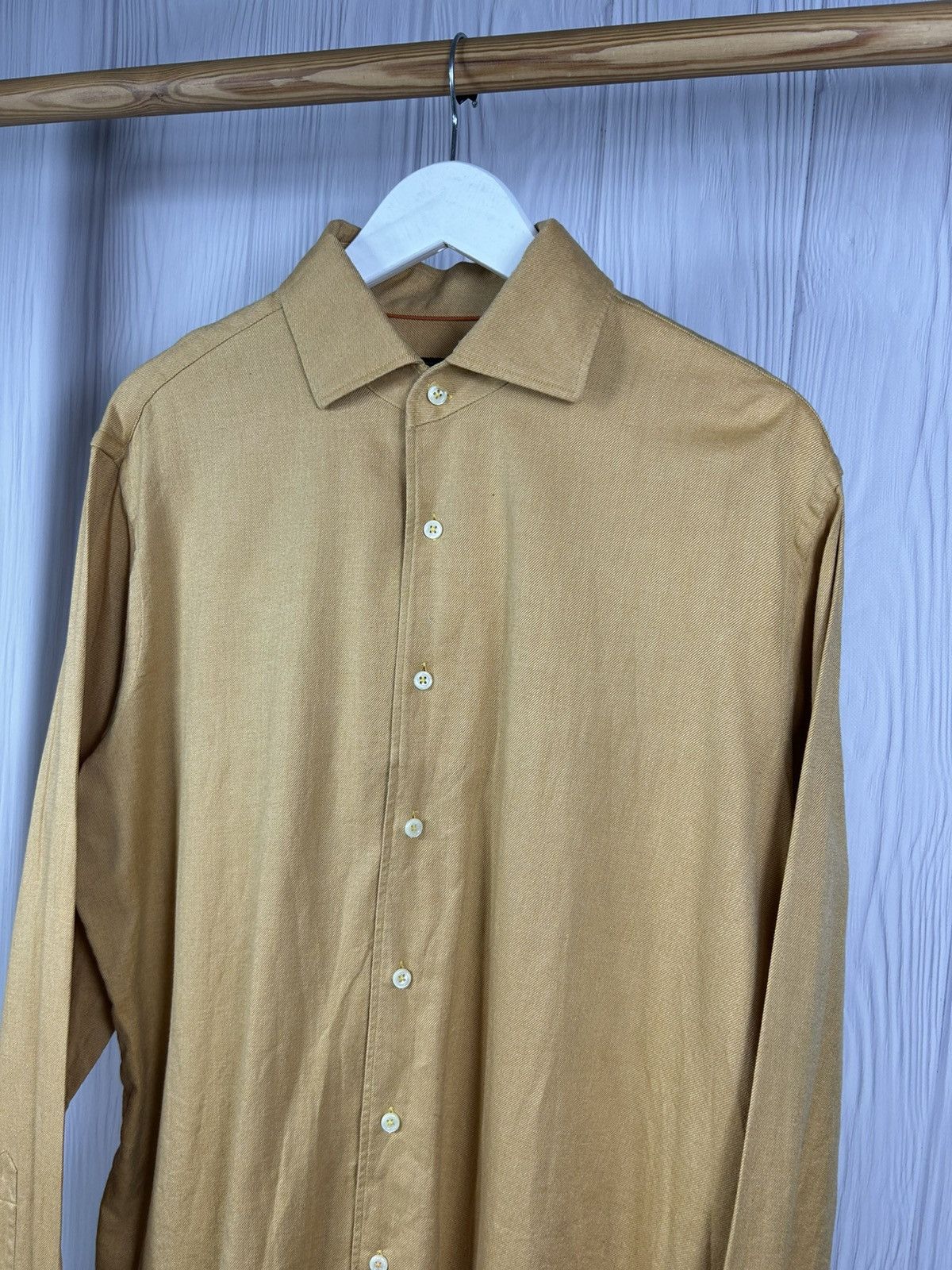 Corneliani Luxury Corneliani ID Button Up Shirt Size 17 1/2 - 44 Size US XL / EU 56 / 4 - 3 Thumbnail