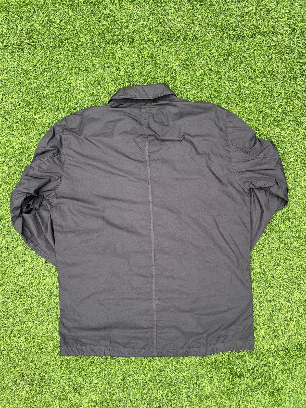 Stone Island Stone Island Brushed Polyamide Overshirt in Charcoal- Large Size US L / EU 52-54 / 3 - 12 Thumbnail