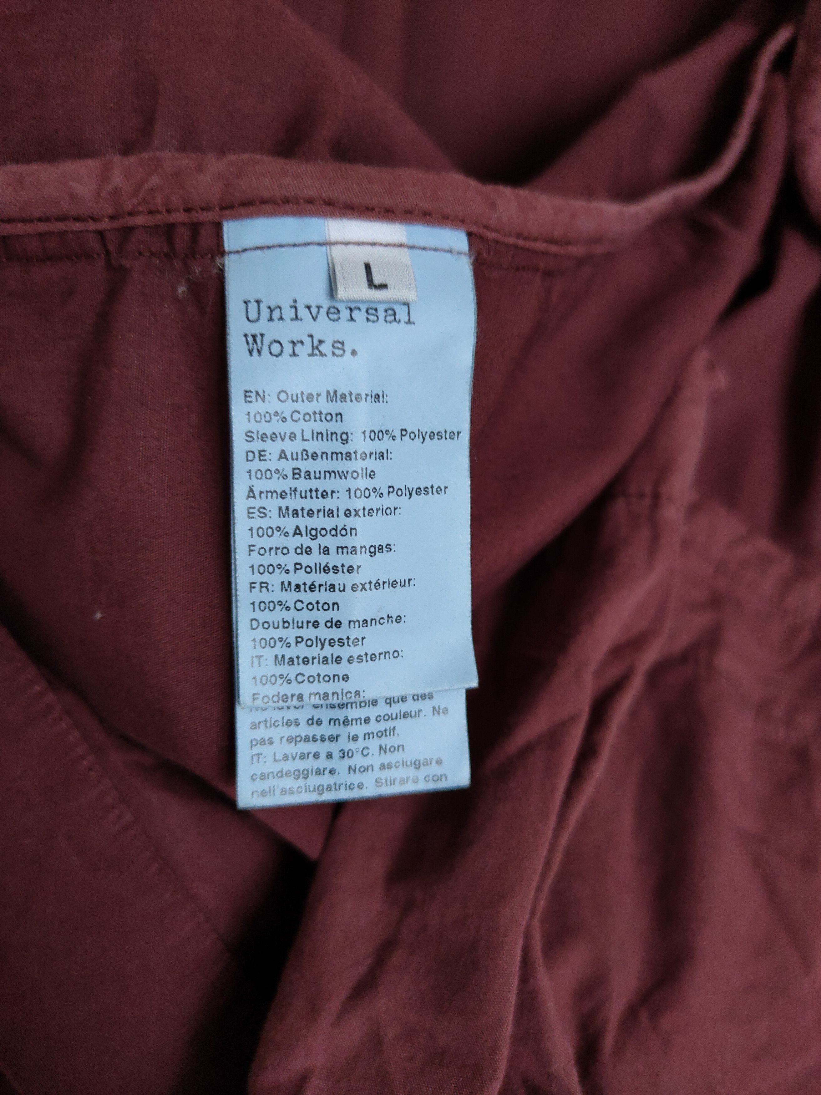 Universal Works Universal Works overshot light jacket shirt Universal Works Size US M / EU 48-50 / 2 - 6 Thumbnail