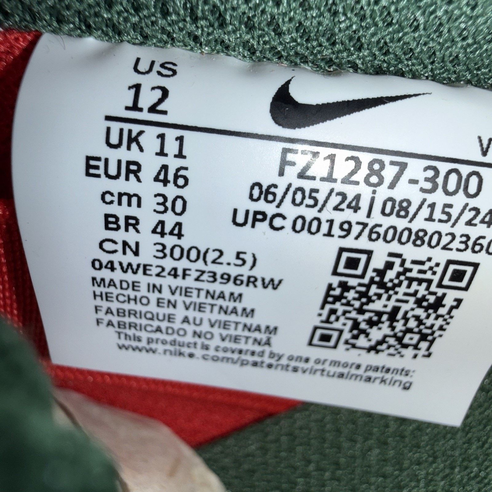 Nike Nike Dunk Premium SB Low Seattle Supersonics 12 FZ1287-300 Size US 12 / EU 45 - 7 Thumbnail