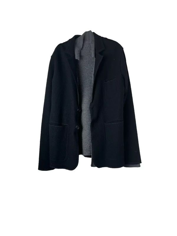 Other Black and gray deconscruted knitted wool blazer Size US M / EU 48-50 / 2 - 1 Thumbnail