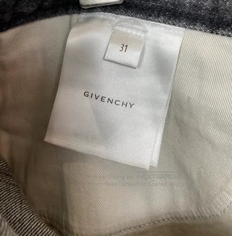 Givenchy Givenchy New Blue Zipper Denim Jeans Size US 31 - 6 Thumbnail