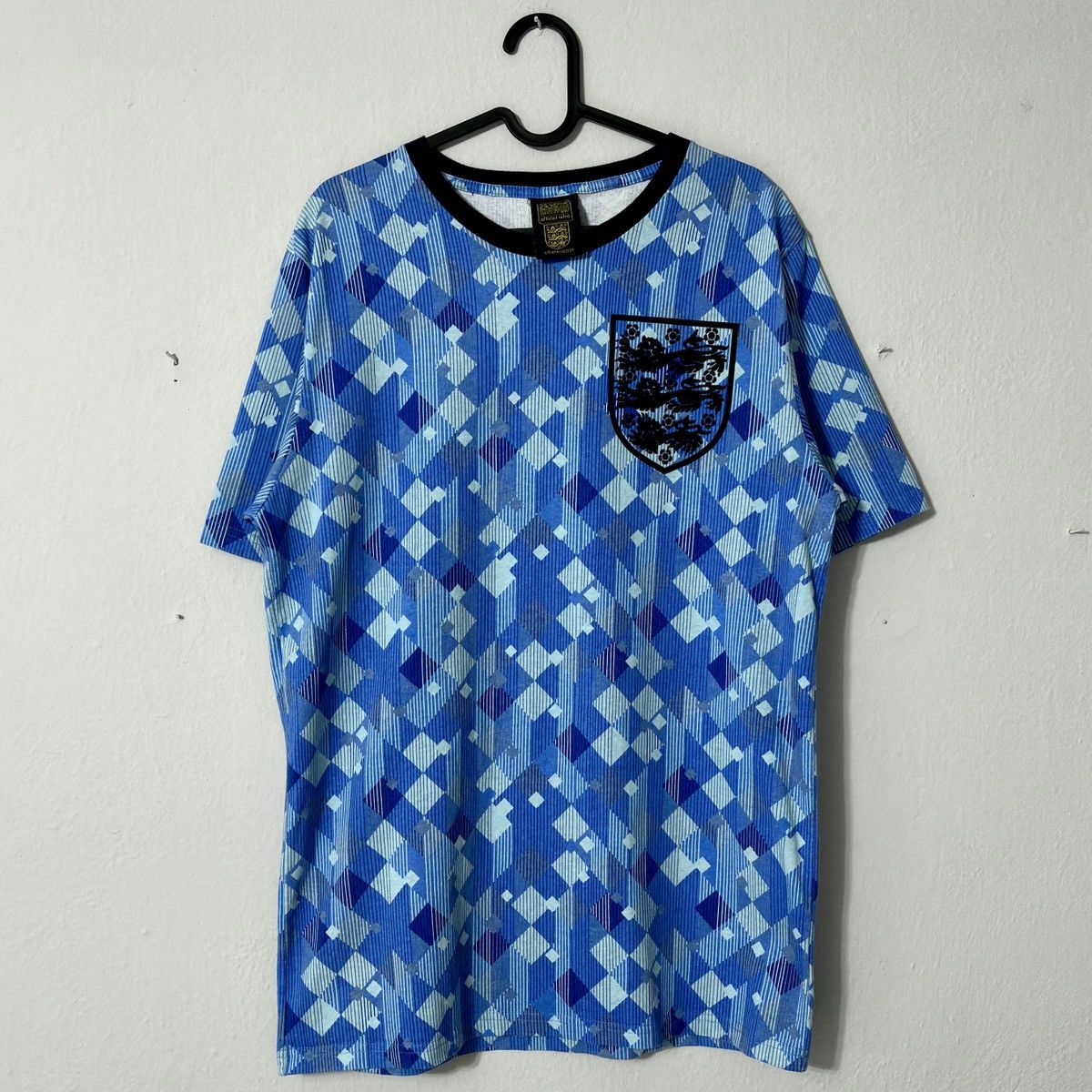 Vintage 1990 1992 England National ScoreDraw Vintage Soccer Jersey Size US L / EU 52-54 / 3 - 2 Thumbnail