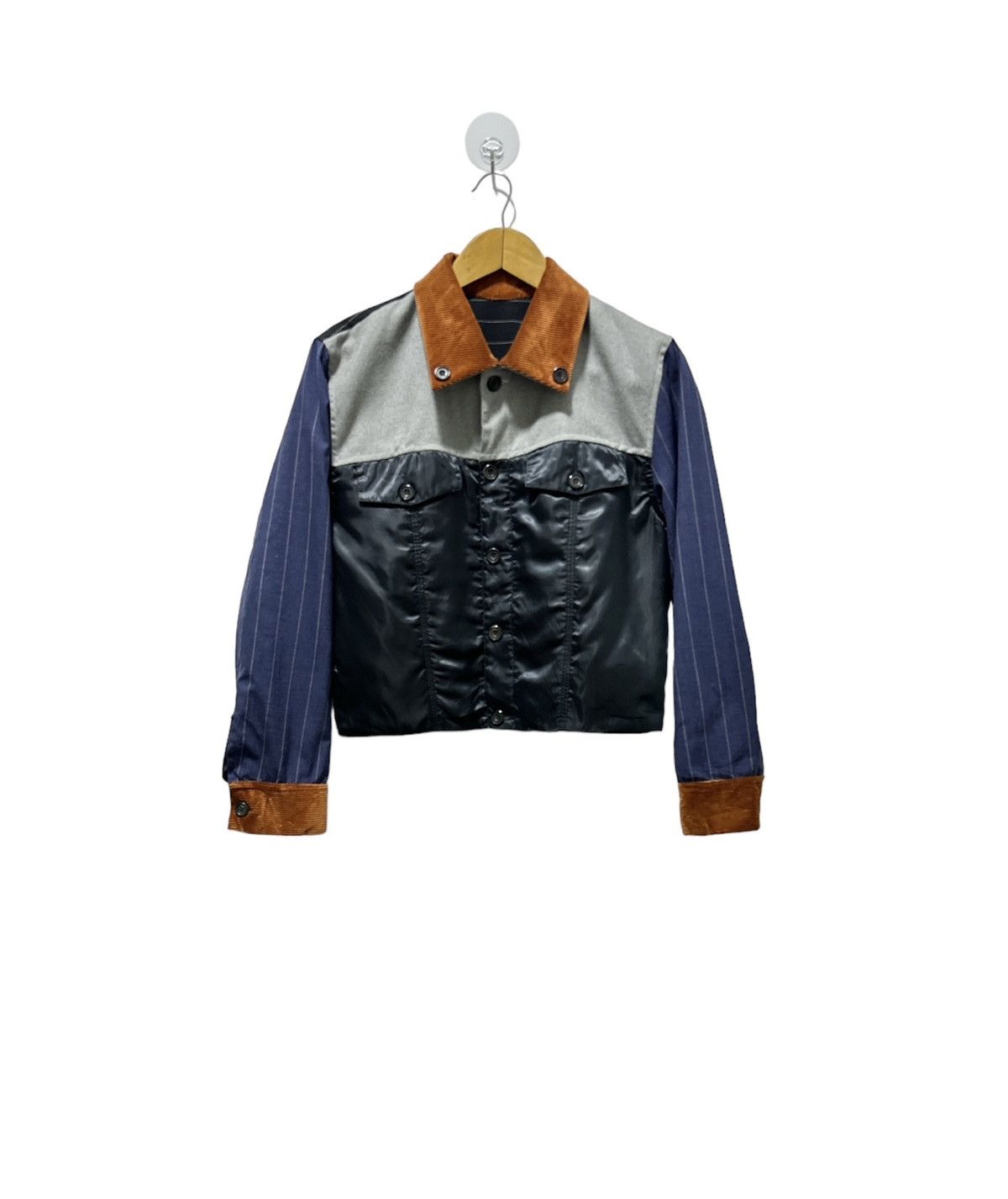 Issey Miyake Vintage Issey Miyake Cropped Top Jacket Design Nice Design Size US M / EU 48-50 / 2 - 1 Thumbnail