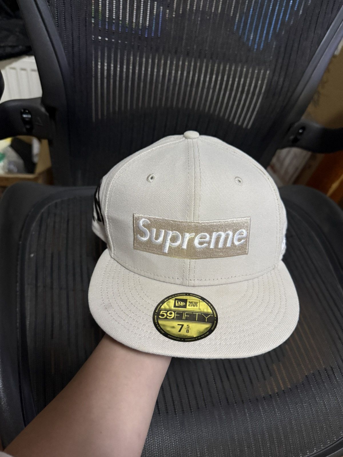 Supreme New York Classic New Era Hat 7 5/8 Cap Rare Vtg LA